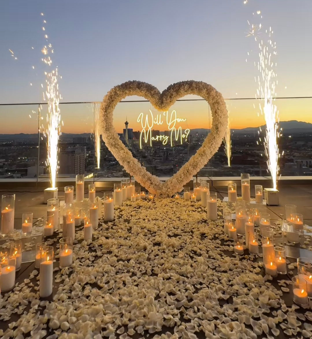 Heart arch proposal
Say « yes” in the most elegant way.