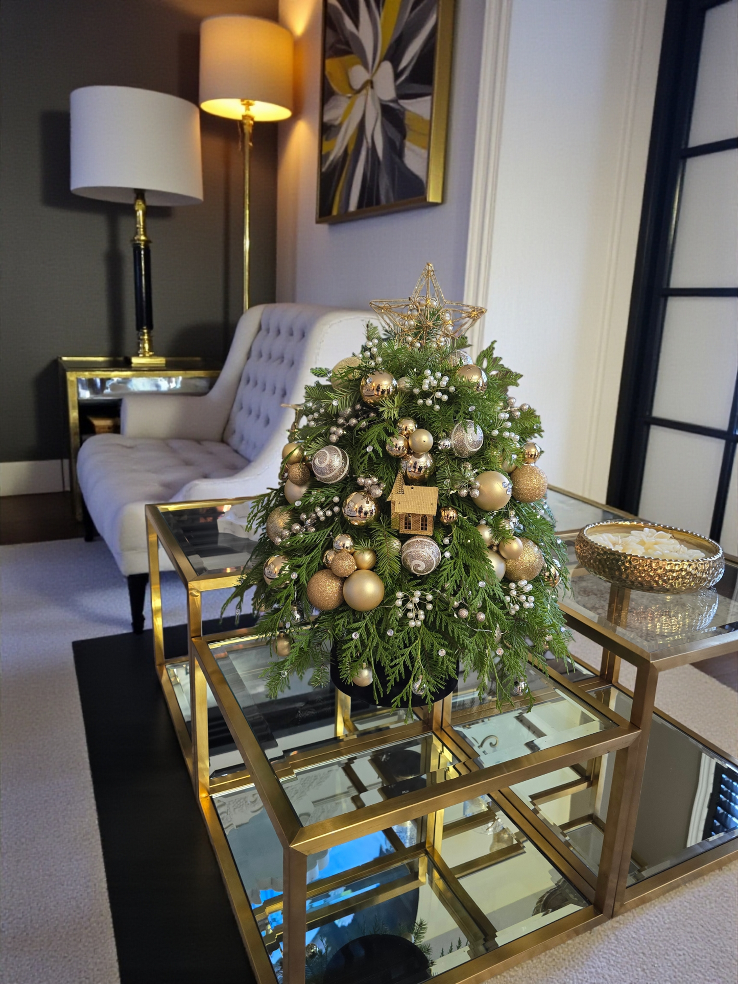 The Golden Homestead Mini Tree