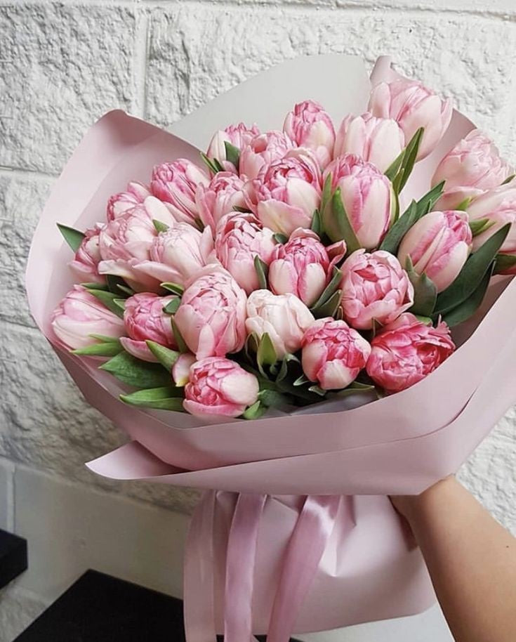 Pretty Petite Tulip Hand-Tied Bouquet