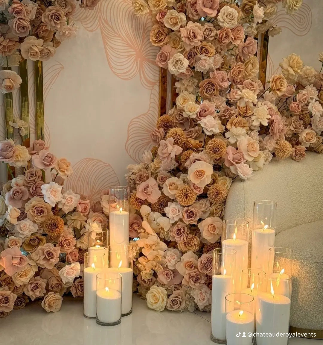 Engagement Backdrop Full Setup