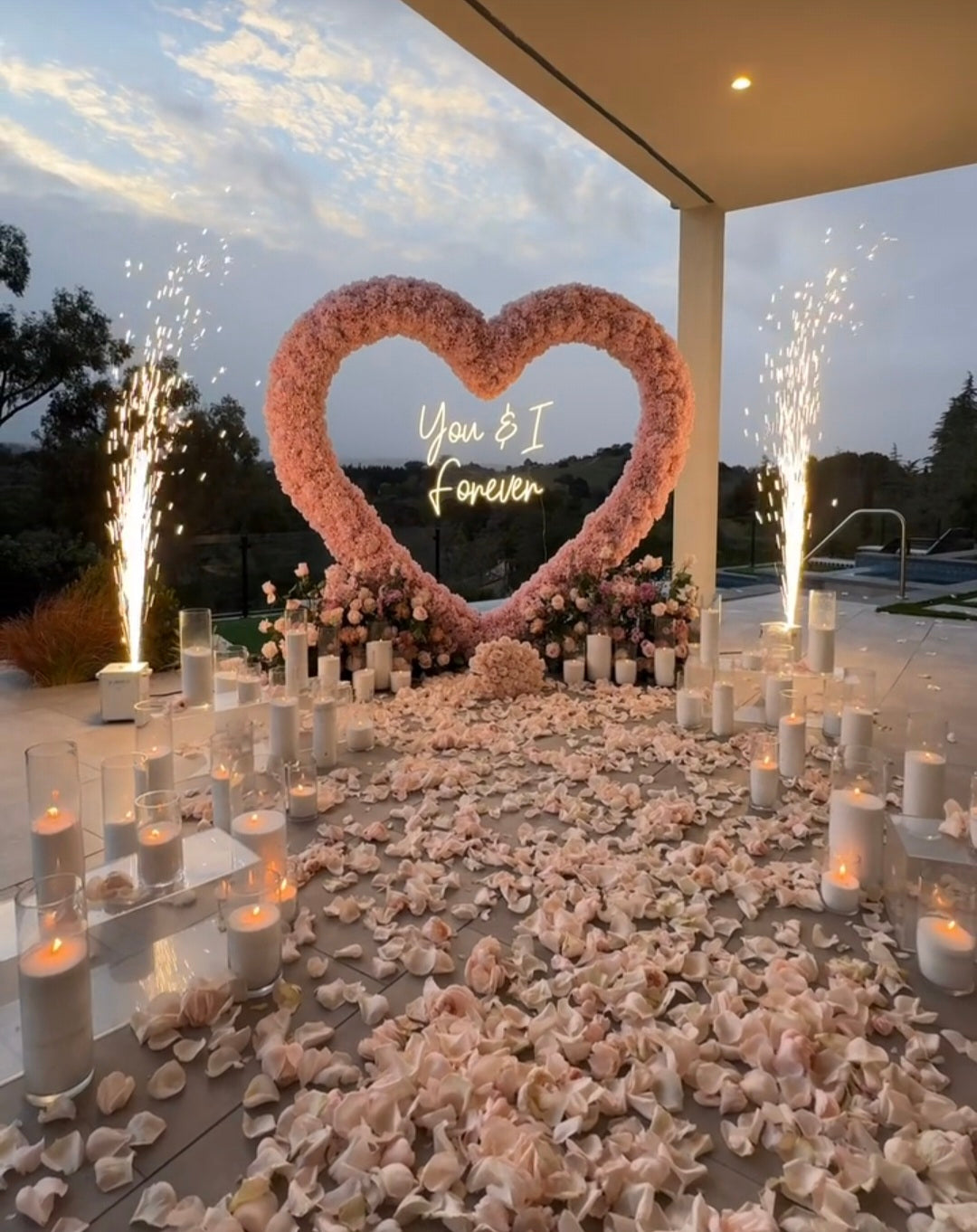 Heart arch proposal 
Say « yes” in the most elegant way.