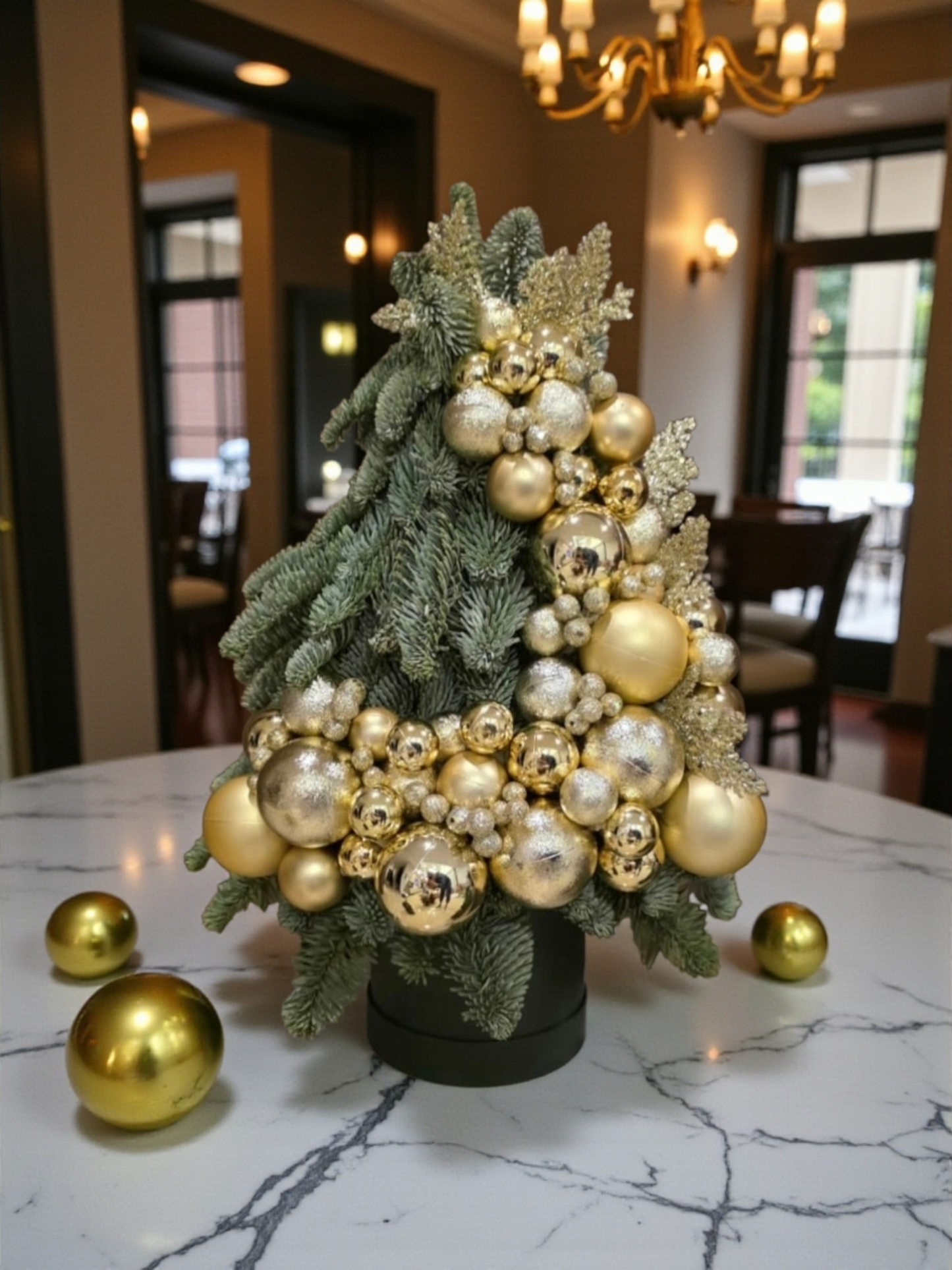 The Gilded Elegance Mini Tree