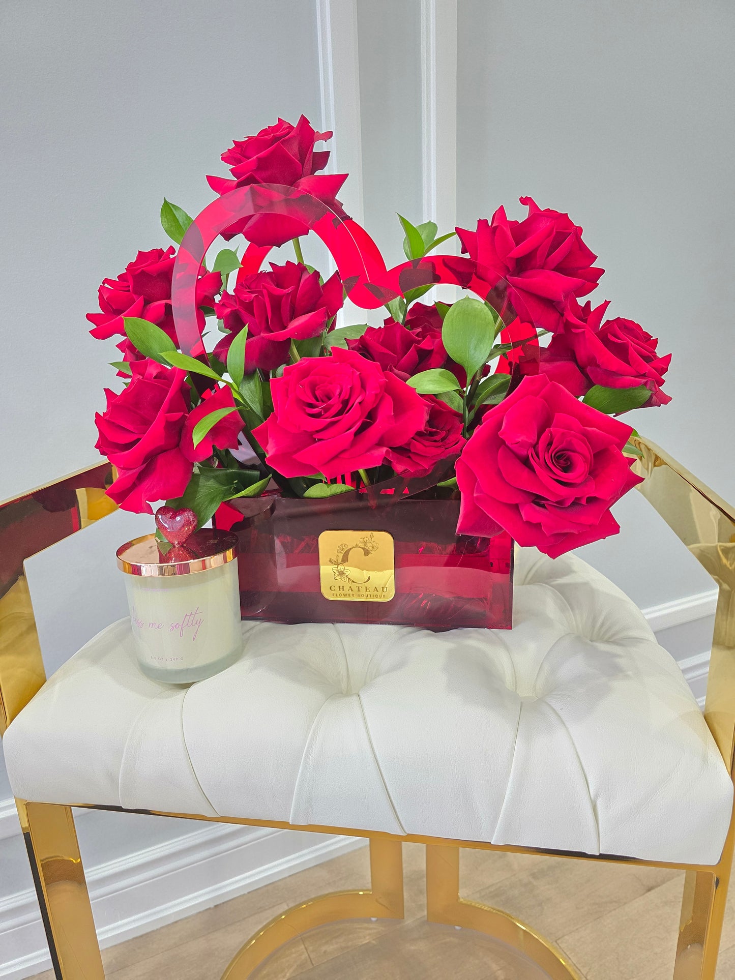 Signature Red Heart Rose Box
